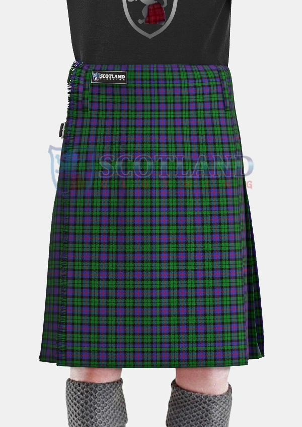 Denholm Tartan Kilt Front Denholm Tartan Kilt Front