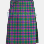 Dunans Rising Tartan Kilt Front