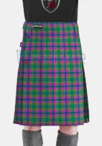 Dunans Rising Tartan Kilt Front