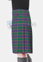 Dunans Rising Tartan Kilt Left