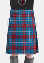 Frame Tartan Kilt Front