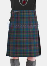 Highland Mist Tartan Kilt Front