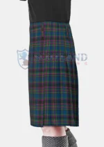 Highland Mist Tartan Kilt Left