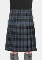 Mackay Blue Tartan Kilt Back