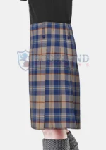 Mulberry Tartan Kilt Left
