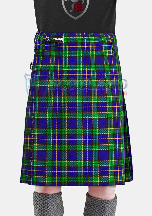 Mulholland Tartan Kilt Front Mulholland Tartan Kilt Front