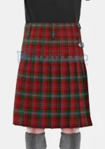 Peacock Tartan Kilt Back