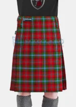 Peacock Tartan Kilt Front