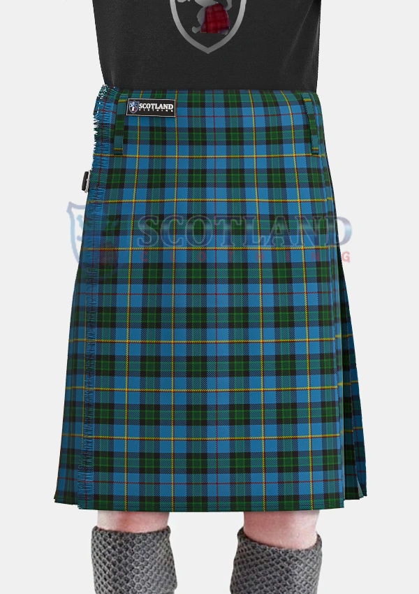 Quinn Tartan Kilt Front Quinn Tartan Kilt Front