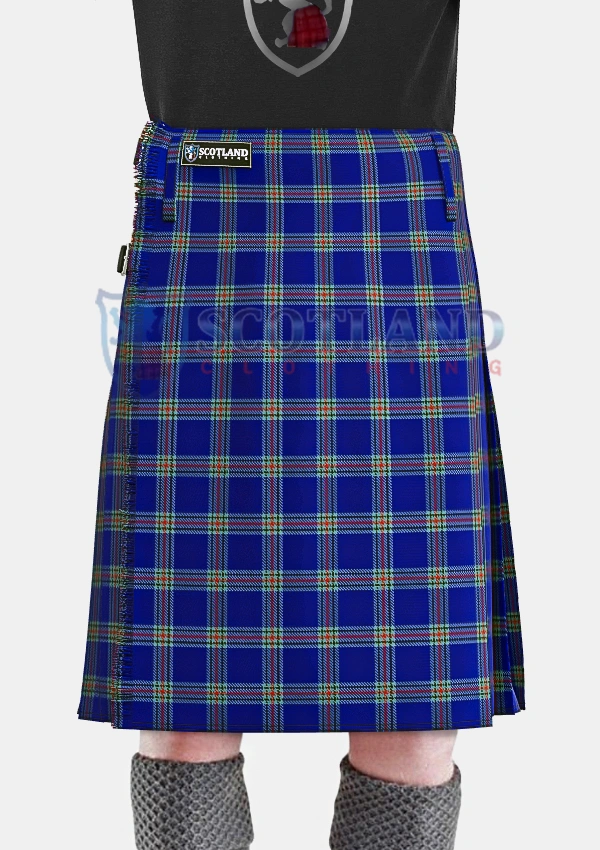 Waugh Tartan Kilt Front Waugh Tartan Kilt Front
