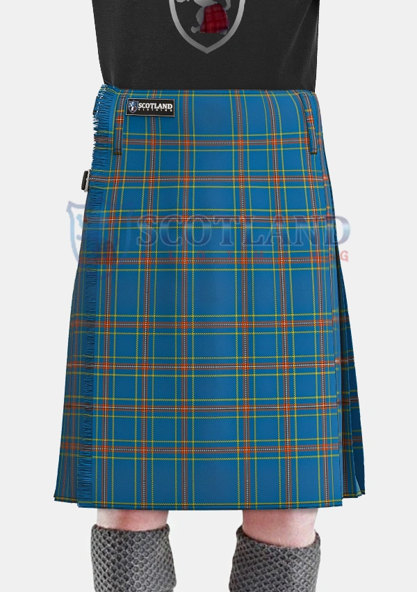 Wylie Tartan Kilt Front Wylie Tartan Kilt Front