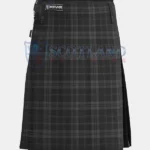 Dark Island Tartan Kilt front