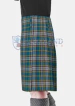 Dunn Tartan Kilt left