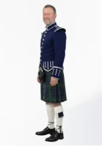 Navy Doublet Kilt Outfit Right Side