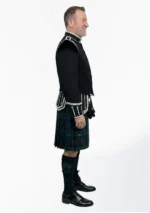 Black Watch Tartan Doublet Kilt Outfit Right Side