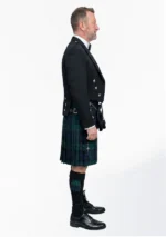 Black Watch Tartan Prince Charlie Kilt Outfit Right Side