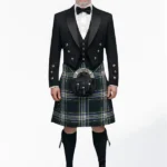 Dress Gordon Tartan Prince Charlie Kilt Outfit Front