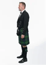 Gordon Tartan Prince Charlie Kilt Outfit Left Side