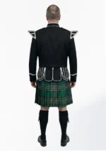 Irish National Tartan Doublet Kilt Outfit Back