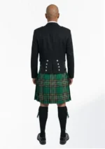 Irish National Tartan Prince Charlie Kilt Outfit Back