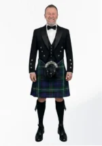 Mackenzie Tartan Prince Charlie Kilt Outfit Front
