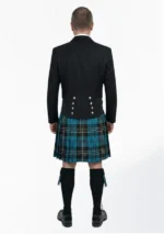 Ramsay Blue Tartan Prince Charlie Kilt Outfit Back