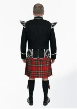 Royal Stewart Tartan Doublet Kilt Outfit Back