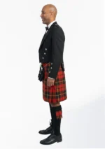 Wallace Tartan Prince Charlie Kilt Outfit Left Side