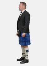 American Patriot Tartan Kilt Outfit Linke Seitenansicht