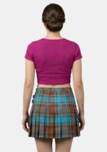 Anderson Tartan Utility Mini Skirt Back View