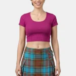Anderson Tartan Utility Mini Skirt Front View