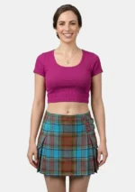 Anderson Tartan Utility Mini Skirt Front View