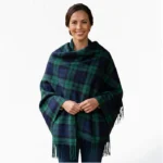 Black Watch Tartan Blanket On Girl