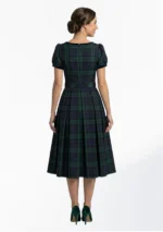Black Watch Tartan Dress - Image 4