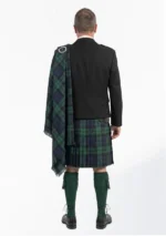 Black Watch Tartan Kilt Outfit With Flash Back