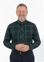 Black Watch Tartan Shirt Front
