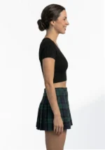 Black Watch Tartan Skirt Right Side
