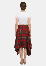 Breeze Layered Macgregor Tartan Skirt Back View
