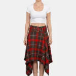 Breeze Layered Macgregor Tartan Skirt Front View