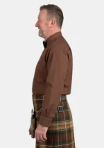 Brown Dress Shirt Left Side View