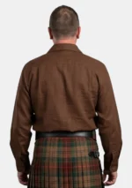 Brown Jacobite Ghillie Shirt Back View