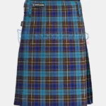 Buchanan Blue Tartan Kilt Front
