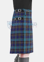 Buchanan Blue Tartan Kilt Right