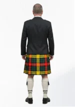 Buchanan Tartan Kilt Outfit Back