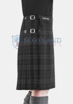Dark Island Tartan Kilt Right