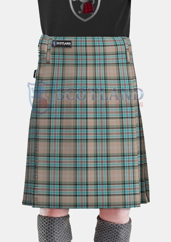 Diana Memorial Rose Tartan Kilt Front