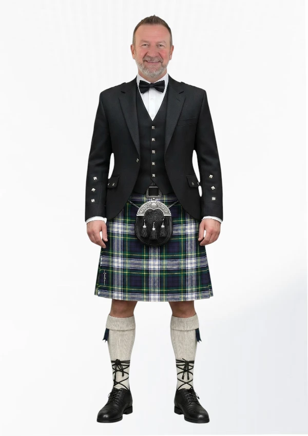 Dress Gordon Tartan Kilt Outfit Front