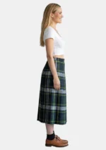 Dress Gordon Tartan Precision Pleated Skirt Right Side View