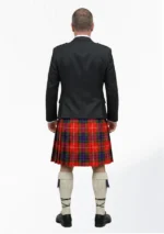 Fraser Modern Tartan Kilt Outfit Back