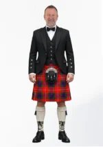 Fraser Modern Tartan Kilt Outfit Front